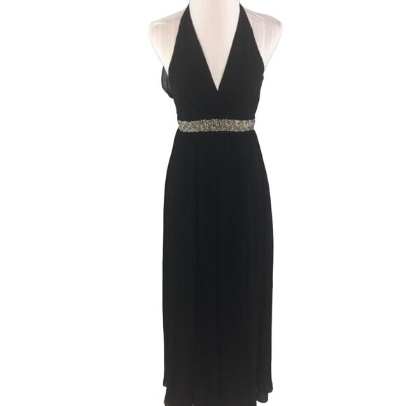 ASOS Women's Deep V Neck Formal Maxi Dress Size US 0 - Picture 1 of 8
